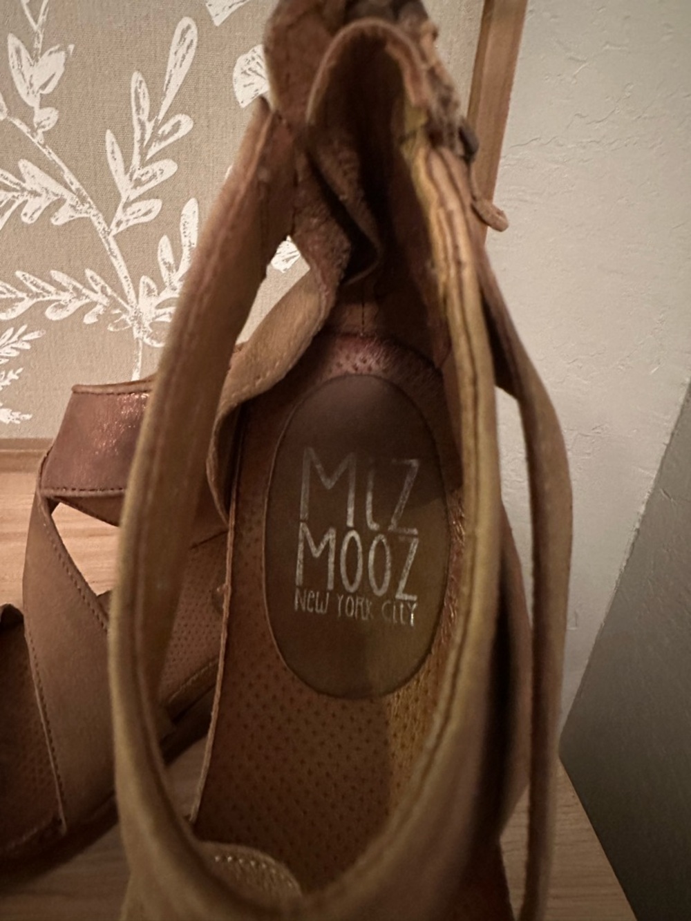 Women's Miz Mooz Wedge Sandal in Brown - Stylish Comfort - Picture 4 of 6